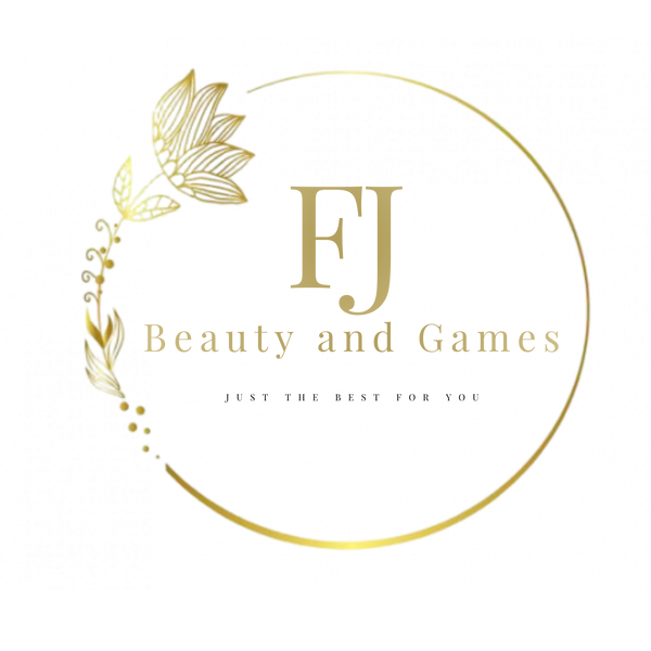 FJ BEAUTY AND GAMES Logo