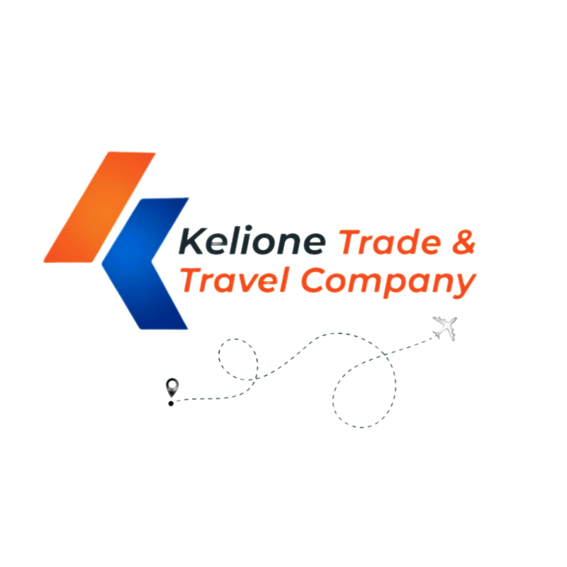 Kelione trade and travel company Logo